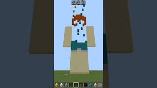 Misty from pokemon Minecraft #shorts #minecraft