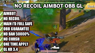 PUBG GLOBAL 3.4 AIMBOT NO RECOIL AIMLOCK MOD OBB FREE