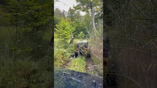 Just a morning drive through the woods with friends…  Jeep adventures.