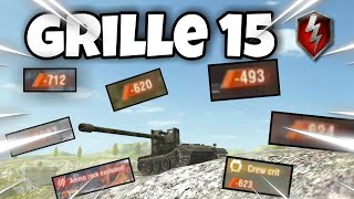 30.000 damage GRILLE 15 • compilation World of Tanks Blitz