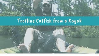 Catching Catfish on a Trotline from a Kayak