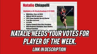 Vote for Natalie, Link in description.