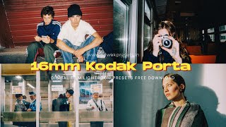 How do I make 16mm Kodak Porta look in Lightroom | Lightroom best Presets free download 2023 #456