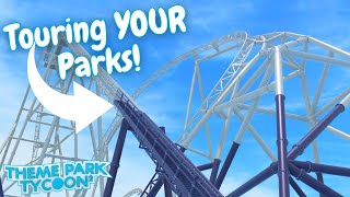 Touring YOUR Parks in Theme Park Tycoon 2! 🔴