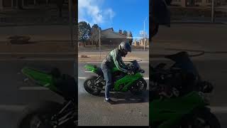 Kawasaki #zx10r Burnout