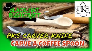 PKS Camp Companion Knife: Carving a Coffee Spoon (Pathfinder Knife Shop)