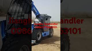 Jianghe telescopic handler is working on inner Mongolia farm