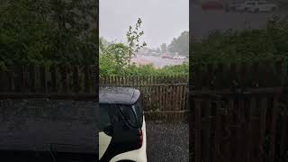 Unwetter mit Hagel und Donner