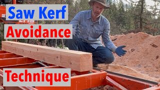 Dealing With Blade Kerf Milling Lumber w Woodmizer LT15 Sawmill