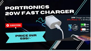 Portronics 20w fast charger