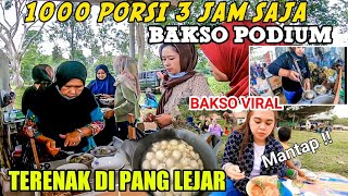 GAK PERNAH SEPI !! BAKSO VIRAL  PODIUM PANGLEJAR YANG SELALU ANTRI #Kulinerbandungbarat