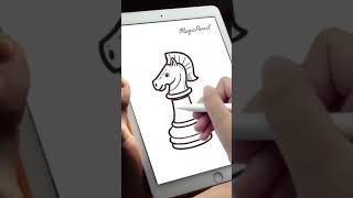 #short Draw A Knight Chess