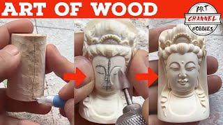 Art Of Wood 木雕艺术 开脸教程