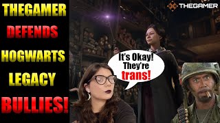 TheGamer DEFENDS HOGWARTS LEGACY BULLIES because they are TRANS! | The Girlfriend Reviews Incident!