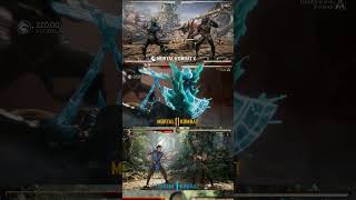 Sub-Zero - MKX Vs MK11 Vs MK1 FATAL BLOW Y X-RAY #shorts