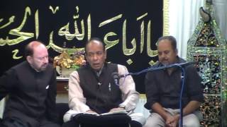 Marsia Recited by Br. Eithsahm Kazmi on 5th Muharram 1st part