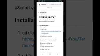 Add your name in Termux #cybersecurity #termux #viral #shorts
