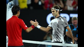 Federer vs Nishikori - Australian Open 2017 R4 Full Match