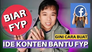 IDE KONTEN FB PRO‼️BUAT VIDEO KAYAK GINI ‼️BANTU VIDEO KAMU FYP☑️❤💯 GINI CARA BUATNYA....