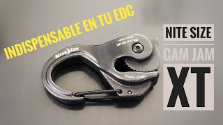 Nite IZE CamJam XT - Mecanismo de Leva de Aluminio con mosquetón.