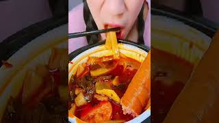 [Mukbang ASMR] Soft Tofu Scallop Yeul Ramen 🍜 Recipe for ColdDays❄ Kimbap Kimchi Eatingshow Ssoyoung