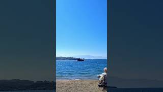 Relaxation on the beach #beach #waves #sea #izmir