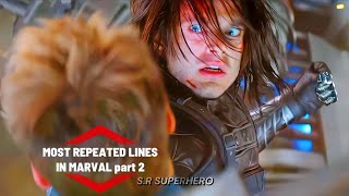 MOST REPEATED LINES IN MARVEL part 2 🔥 | Avengers sad quotes | TONY STARK or STEVE ROGERS ARGUMENT