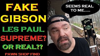 FAKE Gibson Les Paul Supreme?? Or Real?  Here is how to tell!