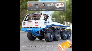 MOULD KING 13144 High tech The APP RC Arakawa Tow Off road Truck TATRA 813 8x8 MOC Building Blocks K