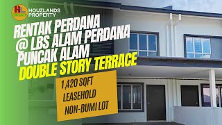 Double Storey Terrace  House Rentak Perdana