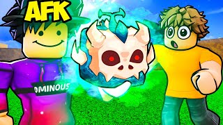 I Pretended to be AFK Holding T-REX FRUIT! (Roblox Blox Fruits)