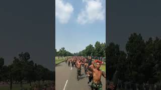 Lari siang para siswa komando 🔥#latihantni #latihantni #kopasgat #komando