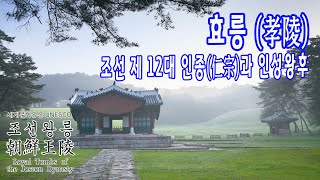 조선 12대 인종과 인성왕후의 효릉 / 세계문화유산 - 조선왕릉 이야기