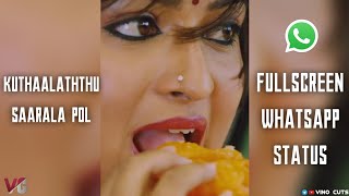 Kuthaalaththu saarala pol | En kannukulla | Appuchi Gramam | FullScreen Whatsapp status