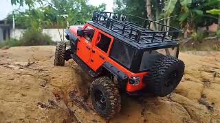 1/12 RC Offroad Jeep Rubicon | Baru Keluar Dari Bengkel Langsung Test Ride | Ganteng Alon - Alon