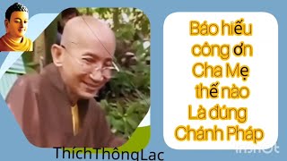 Báo hiếu công ơn cho Cha Mẹ thế nào là đúng Chánh Pháp @vuotdethoat