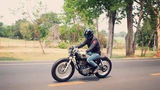 Yamaha SR400 The Ratatouille project Test Drive.