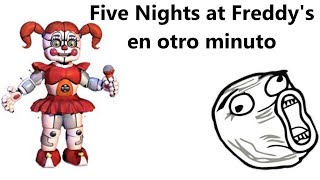 Five nights at Freddy's en OTRO minuto