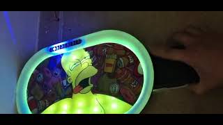 Bluetooth glowing rolling tray for smokeshop