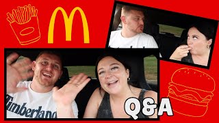 Q&A Mukbang | TRYING THE NEW MCDONALDS SUMMER MENU | DISNEY GENIE PLUS EXPLAINED