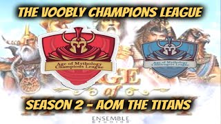 The Voobly Champions League Age of Mythology Season 2 Format/Preview