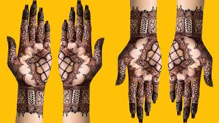 back hand simple mehndi design and beautiful || mehndi ka design back hand simple || hennabysid