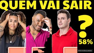 BBB 23 - Enquete Decisiva, QUEM SERÁ ELIMINADO HOJE? Veja as porcentagens!!