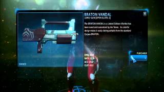 Warframe Braton Vandal 1 Credit!!!!