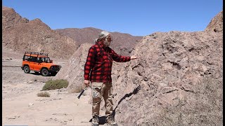 Conglomerado en el desierto de Atacama - rocas sedimentarias clásticas