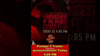 Pushpa 2 Trailer announcement exact time | Pushpa 2 Trailer Kab ayega #shorts #pushpa2 #alluarjun