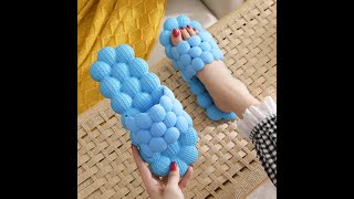 Funny Litchi Bubble Non-slip Slippers