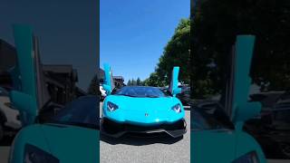 LAMBORGHINI AVENTADOR LP720-4 BLU GLAUCO!!!#lamborghini #aventador#usa#supercars #luxury#rich