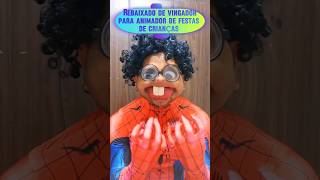 rebaixado de vingador para animador de festas de crianças #shorts #spiderman