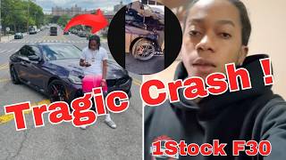 YouTuber 1Stockf30 Crashes BMW During Street Race